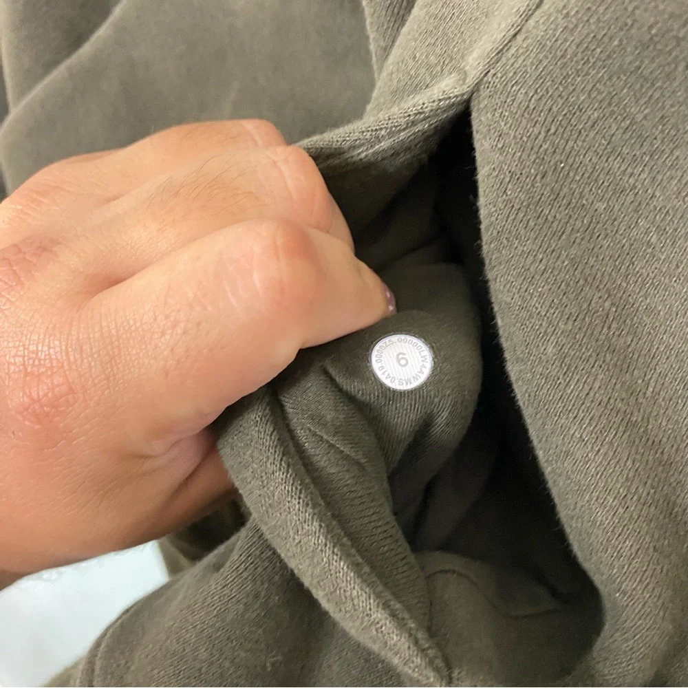 Lululemon Green‎ Scuba Zip Up Hoodie Sz 6